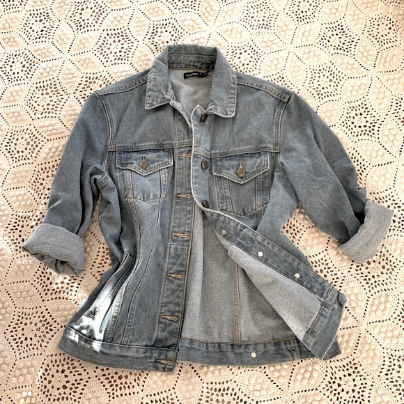 Jean Jacket w/ pockets - Picture 2 of 4